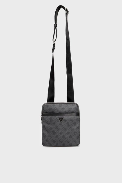 Чоловіча сіра сумка з візерунком VEZZOLA SMART Guess OS HMEVZLP2223 - изображение 5