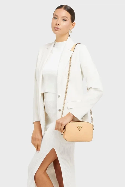 Жіноча персикова сумка NOELLE CROSSBODY CAMERA Guess OS HWZG7879140 - изображение 2