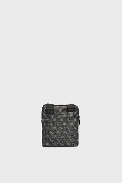 Чоловіча чорна сумка з візерунком VEZZOLA SMART Guess OS HMEVZLP2223 - Фото 4 Чоловіча чорна сумка з візерунком VEZZOLA SMART Guess OS HMEVZLP2223 - зображення 4