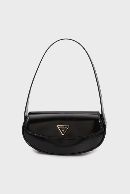 Жіноча чорна сумка ARNELA FLAP SHOULDER BAG Guess OS HWNG9496780 - Фото 1 Жіноча чорна сумка ARNELA FLAP SHOULDER BAG Guess OS HWNG9496780 - изображение 1