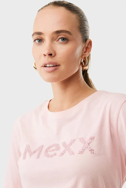 Жіноча рожева футболка CLOVER Mexx L MF007800261W - изображение 4