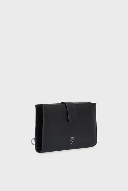 Чоловічий чорний шкіряний гаманець MITO CROSS WALLET Guess OS SMMTSLLEA51 - Фото 4 Чоловічий чорний шкіряний гаманець MITO CROSS WALLET Guess OS SMMTSLLEA51 - изображение 4