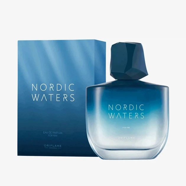 Чоловіча парфумована вода Oriflame Nordic Waters, 75 мл код 38550 - Фото 1 Чоловіча парфумована вода Oriflame Nordic Waters, 75 мл код 38550 - зображення 1