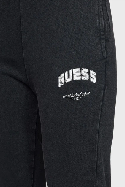 Жіночі чорні спортивні штани BRYONY Guess S V2YB05.FL04D - изображение 5