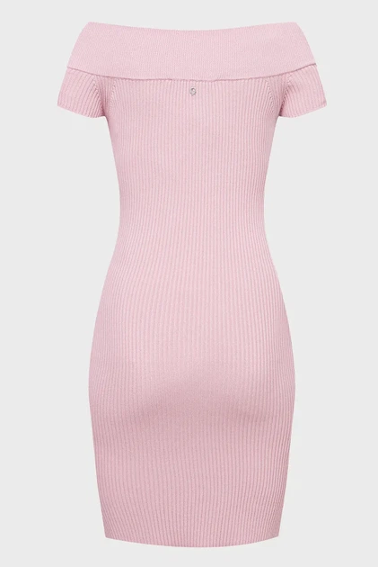 Жіноча рожева сукня LIDIA OFF SHOULDER D Guess S W3GK0G.Z2U00 - Фото 2 Жіноча рожева сукня LIDIA OFF SHOULDER D Guess S W3GK0G.Z2U00 - изображение 2