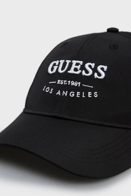 Чоловіча чорна кепка BASEBALL CAP Guess OS AM5023POL01 - зображення 3