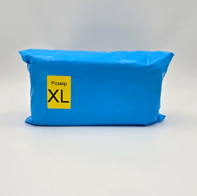 Одноразові вінілові рукавички блакитні XL (9-10) - 100 шт - изображение 3