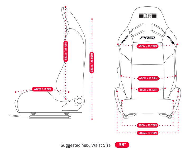 Крісло Next Level Racing PRS1 Performance Reclining NLR-E057 (9359668000824) - зображення 8