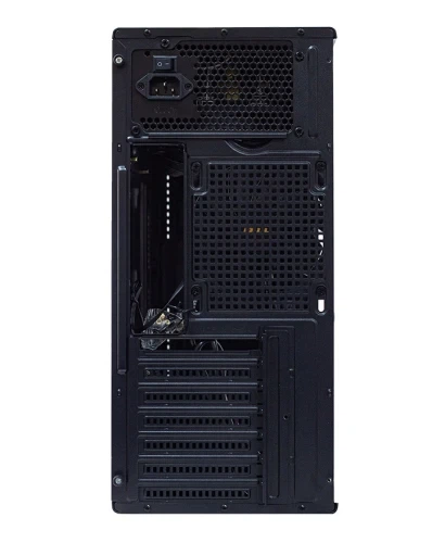 Корпус GTL 3804N1-U3C Black, БЖ 500W, Midi Tower, ATX / MicroATX / Mini ITX, 2xUSB 2.0, 1xUSB 3.0, 1xUSB 3.0 Type-C, CPU - 155мм/VGA - 330мм, 375x195x413 мм, 0.4 мм, 2.6 кг - изображение 4