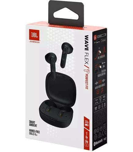 Бездротові навушники JBL Wave Flex JBLWFLEXBLK Black - изображение 9