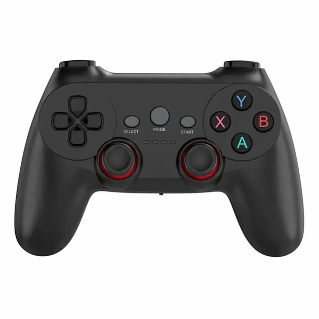 Бездротовий ігровий джойстик 2,4ГГц USB для ПК та PS3 чорний анатомічна форма ABS-пластик розмір 160х110х65 мм - Фото 2 Бездротовий ігровий джойстик 2,4ГГц USB для ПК та PS3 чорний анатомічна форма ABS-пластик розмір 160х110х65 мм - зображення 2