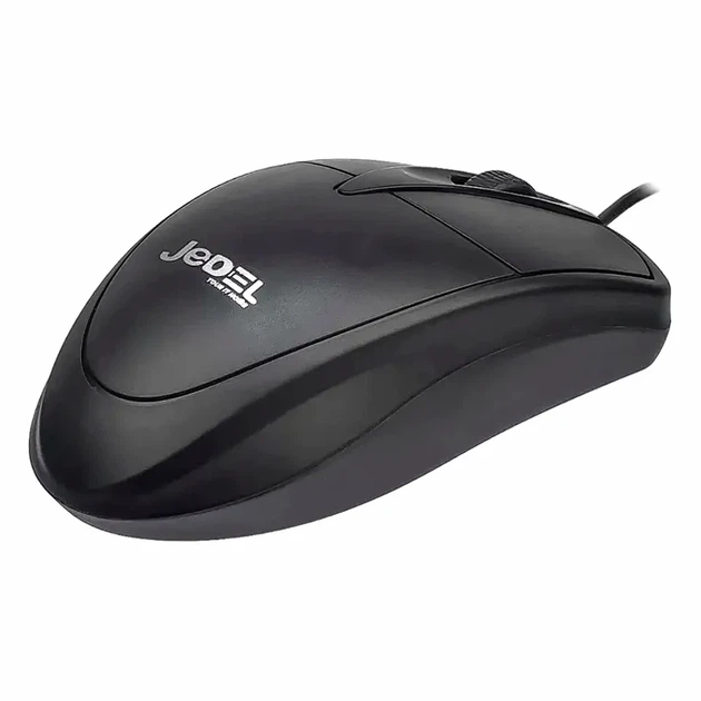 Проводная оптическая мышь JEDEL CP72 1000 DPI USB черный для ПК и ноутбуков - Фото 3 Проводная оптическая мышь JEDEL CP72 1000 DPI USB черный для ПК и ноутбуков - изображение 3