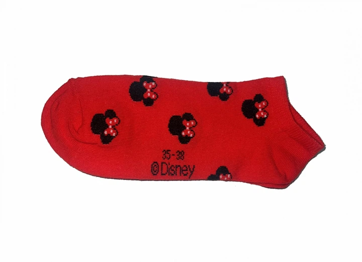 Шкарпетки короткі для дівчинки Disney Minnie Mouse 479924 35-38 червоний - Фото 1 Шкарпетки короткі для дівчинки Disney Minnie Mouse 479924 35-38 червоний - зображення 1