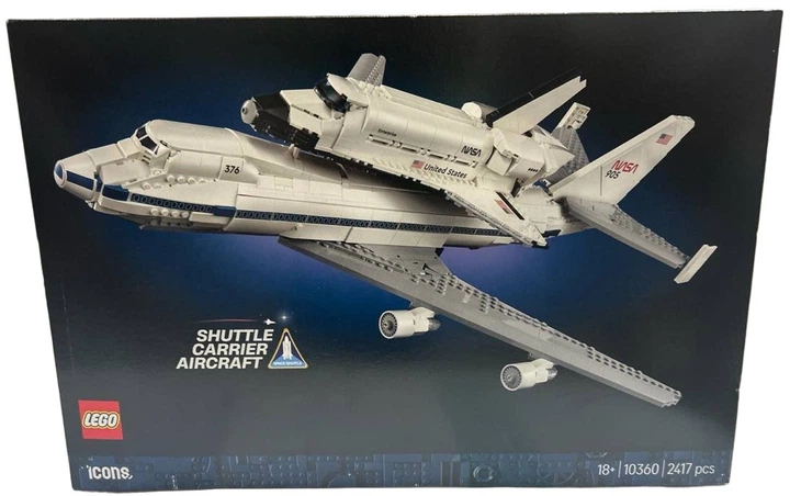 Конструктор LEGO Icons Shuttle Carrier Aircraft 2417 елементів (10360) (955555914522162) - Уцінка - зображення 5