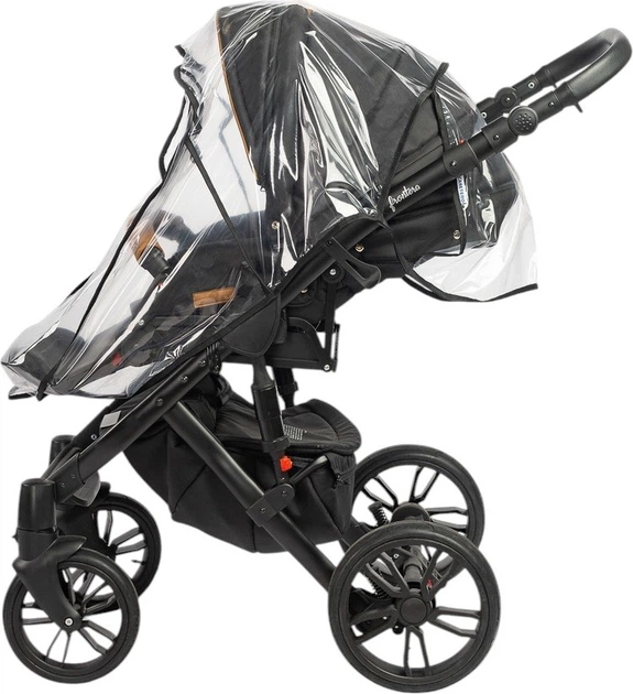Folia przeciwdeszczowa do wózka Caretero Premium uniwersalna przezroczysta (5908310396392) - obraz 2