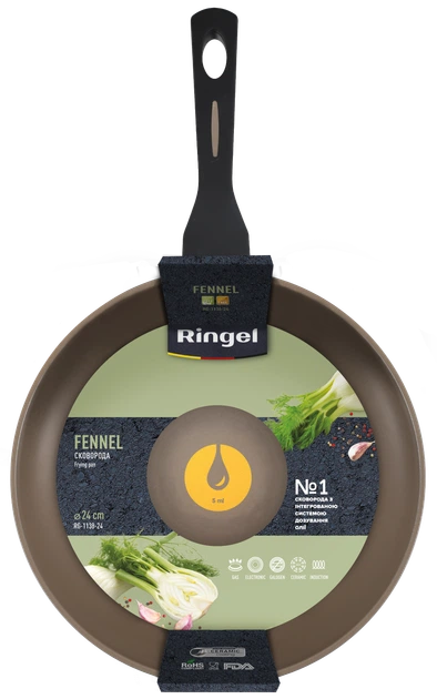 Сковорода глубокая Ringel Fennel 28 см (RG-1138-28) - изображение 4