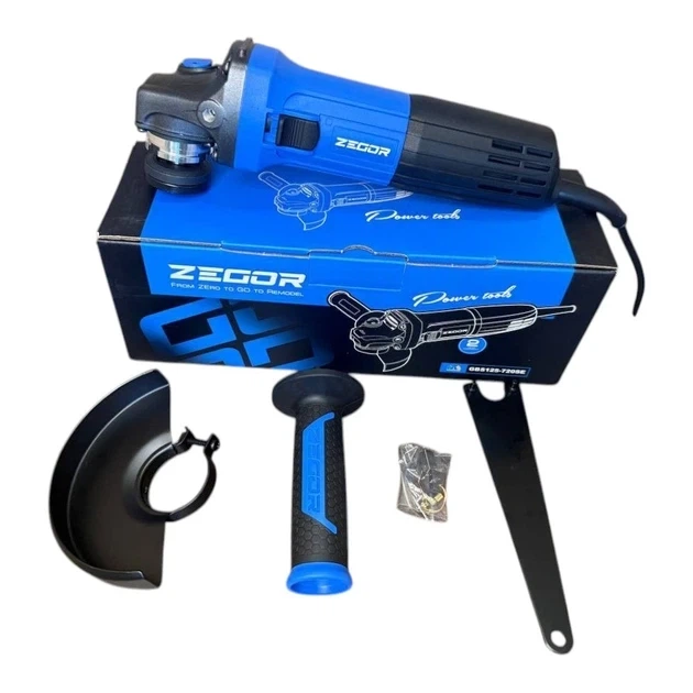Болгарка Zegor GBS125-720SE 125 мм 720 Вт - Фото 1 Болгарка Zegor GBS125-720SE 125 мм 720 Вт - изображение 1