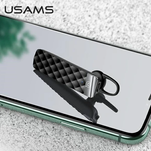Bluetooth-гарнітура Usams BT001 BT1 Bluetooth 5.0 Black (BHUBT101) - зображення 5