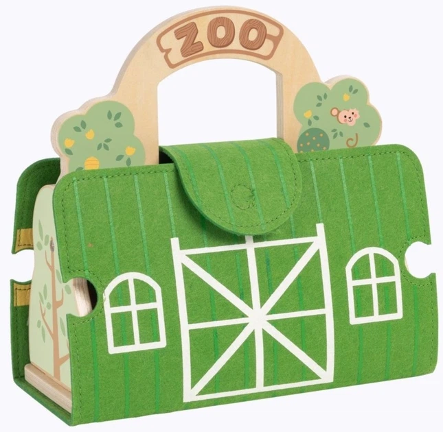 Набір Міні Зоопарк Tooky Toy переносний (TP537) (6976831554873) - зображення 3