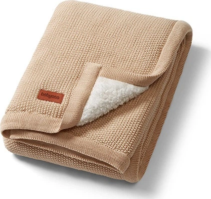 Дитячий плед Babyono бавовняний з утепленням бежевий 75 x 100 см (5901435417621) - зображення 2