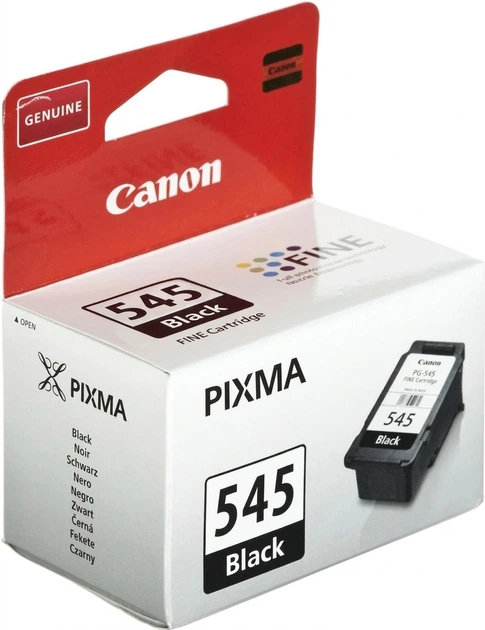 Wkład atramentowy Canon PG-545 8287B001 Ink Cartridge Black (0308612820918) - obraz 2