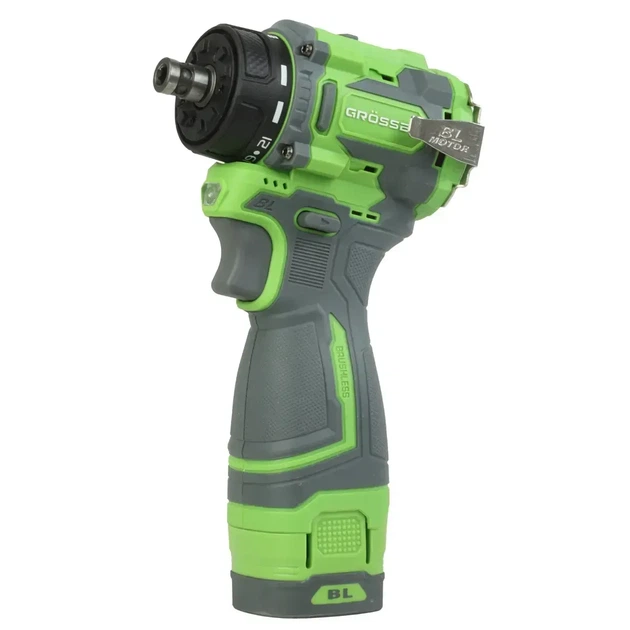 Акумуляторний шуруповерт Grosser GCD 16/55 PRO Multi, 16.8В, 55 Н/м, 2 АКБ по 2 А•г, зарядний пристрій, кейс - Фото 2 Акумуляторний шуруповерт Grosser GCD 16/55 PRO Multi, 16.8В, 55 Н/м, 2 АКБ по 2 А•г, зарядний пристрій, кейс - зображення 2