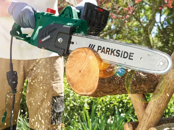 Электрическая цепная пила PARKSIDE с шиной 41,5 см для дома и дачи электропилы для заготовки дров с мощностью 1600 Вт - Фото 8 Электрическая цепная пила PARKSIDE с шиной 41,5 см для дома и дачи электропилы для заготовки дров с мощностью 1600 Вт - изображение 8