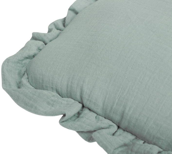 Komplet do wózka Sensillo Muslin poduszka + koc khaki (5908310395494) - obraz 2