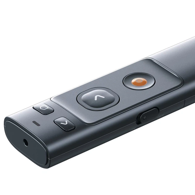 Пульт дистанционного управления Baseus Orange Dot with Laser Pointer (without Battery) Gray (ACFYB-B0G) - изображение 5