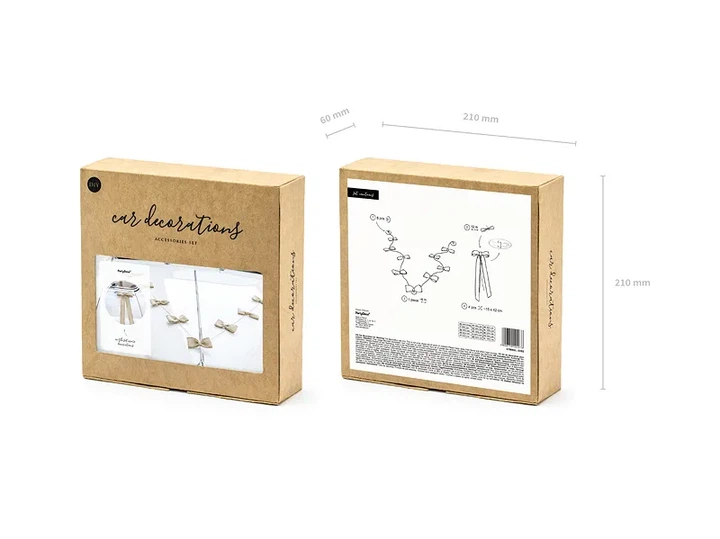 Набір для прикраси автомобіля PartyDeco Банти ZDS2 (5900779104976) - зображення 4