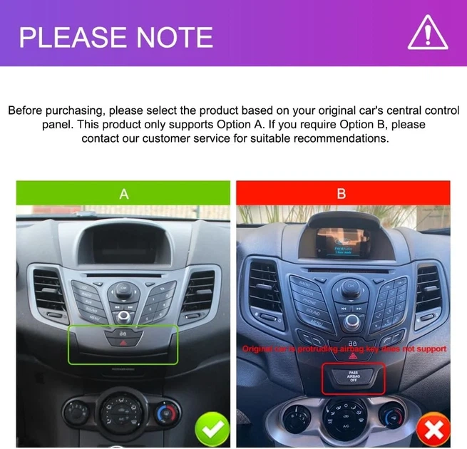 Штатна автомагнітола NHOPEEW для Ford Fiesta 2009-2017 / 9.7" / Сенсорна / 2/64Гб / Android 13 / Apple CarPlay / Android Auto / Bluetooth / WI-FI / GPS / USB b5 - Б/В - зображення 2