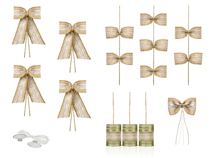 Набір для прикраси автомобіля PartyDeco Банти ZDS5 (5900779105010) - зображення 2