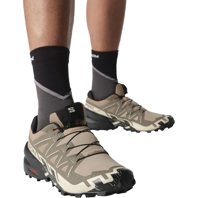 Кросівки Salomon SPEEDCROSS 6 9 Natural/Black/Almondmilk - зображення 7