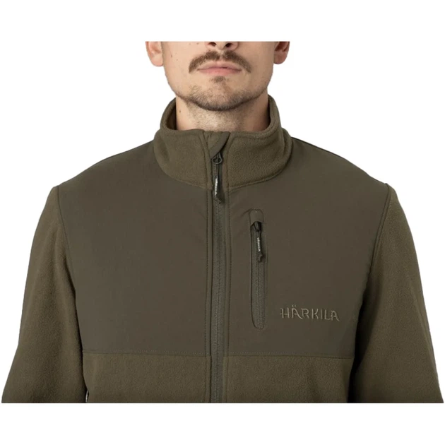 Флисовая кофта Harkila Fjell fleece jacket 3XL Зеленый - Фото 3 Флисовая кофта Harkila Fjell fleece jacket 3XL Зеленый - изображение 3