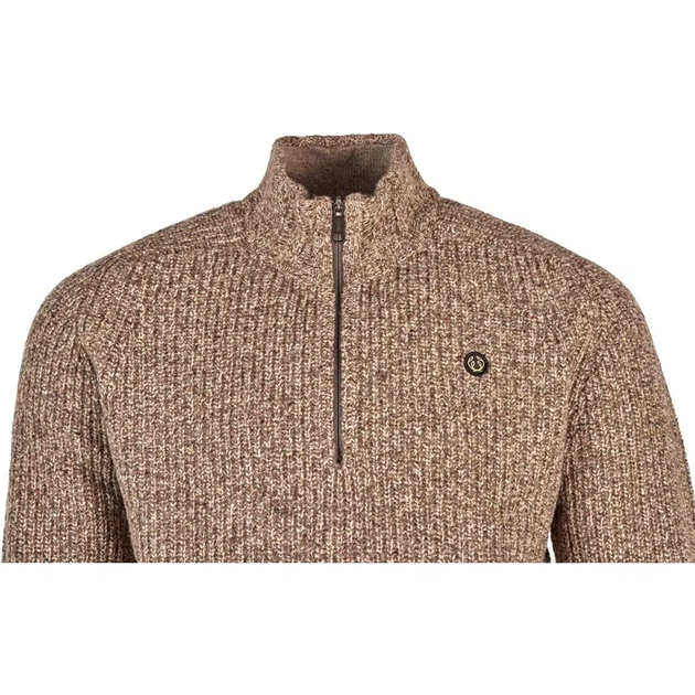Пуловер Chevalier Groby Half Zip Wool L Saddle Brown - изображение 4