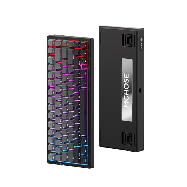 Механічна клавіатура MCHOSE G75 Pro Black Cabbage Tofu Tri-mode Gasket - изображение 2