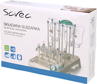 Сушарка Savea для пляшечок та аксесуарів 28.5 x 21 x 23.5 см (5901549201420) - зображення 4