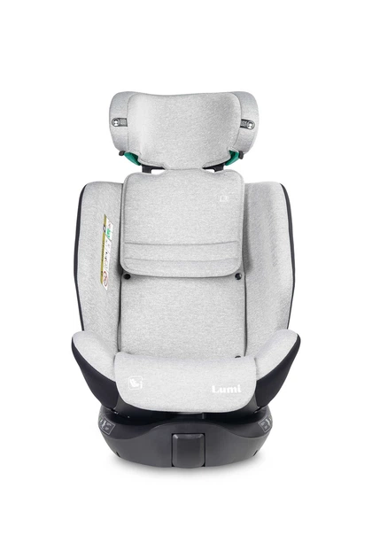 Автокрісло Caretero Lumi I-Size Isofix обертове світло-сіре 40–150 см (5903076322906) - зображення 6