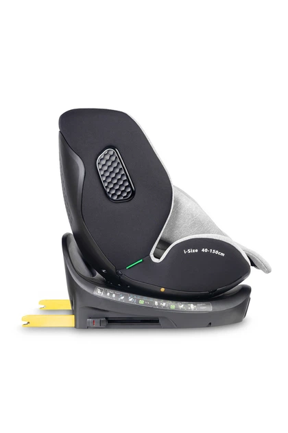 Автокрісло Caretero Lumi I-Size Isofix обертове світло-сіре 40–150 см (5903076322906) - зображення 7
