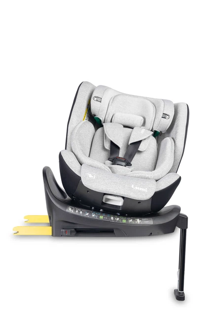 Автокрісло Caretero Lumi I-Size Isofix обертове світло-сіре 40–150 см (5903076322906) - зображення 8