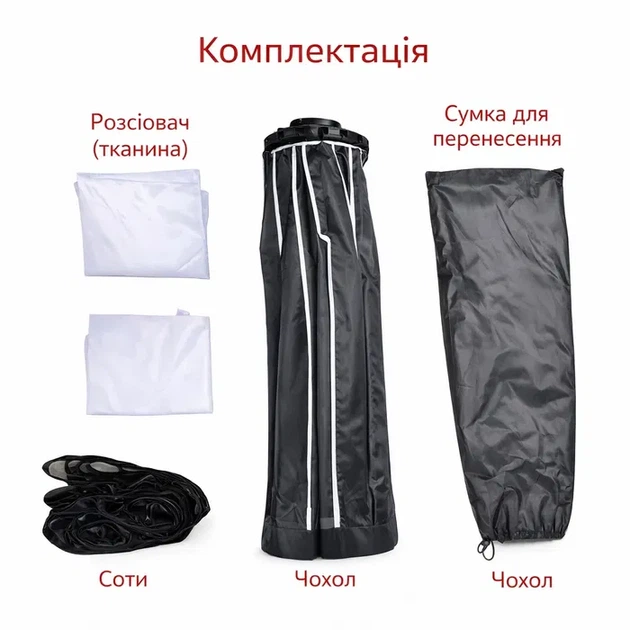 16-угловой софтбокс 70 см под BOWENS и соты в комплекте - Фото 4 16-угловой софтбокс 70 см под BOWENS и соты в комплекте - изображение 4