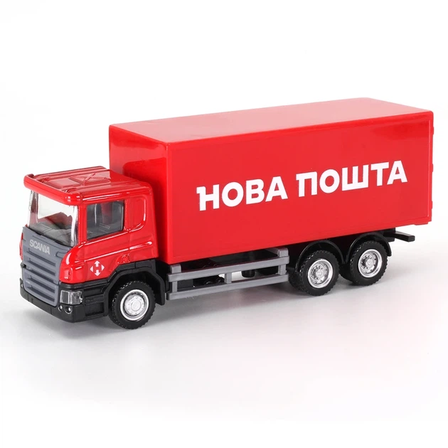 Автомодель - SCANIA НОВА ПОШТА - Фото 1 Автомодель - SCANIA НОВА ПОШТА - зображення 1