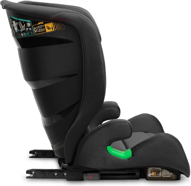Автокрісло Caretero Nimbus i-Size Isofix універсальне 2 в 1 чорне 100–150 см (5908310390918) - зображення 4