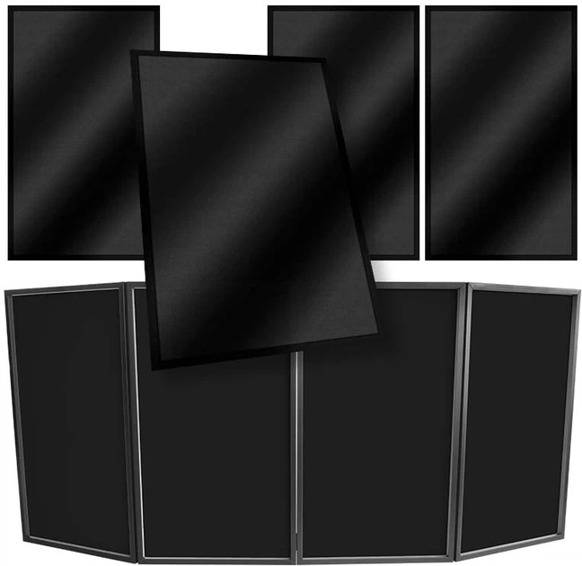 Чохол STAND4ME DJ PARAWAN LYCRA для DJ-ширм та перегородок Чорний (5908249812871) - зображення 2