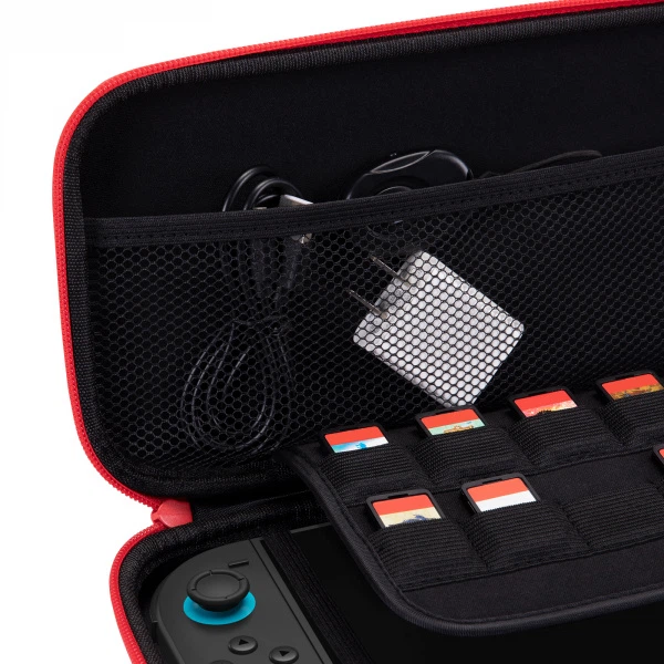 Etui na kontroler Nintendo Switch 2 Funlab Czerwone HRF1300 (6978095910273) - obraz 8