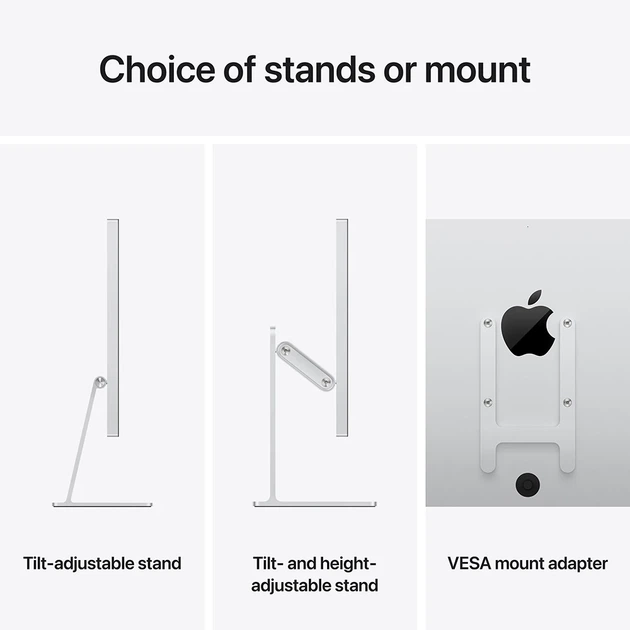 Монітор 27" Apple Studio Display - Standard Glass - Tilt-Adjustable Stand (MFEX4RU/A) - зображення 5