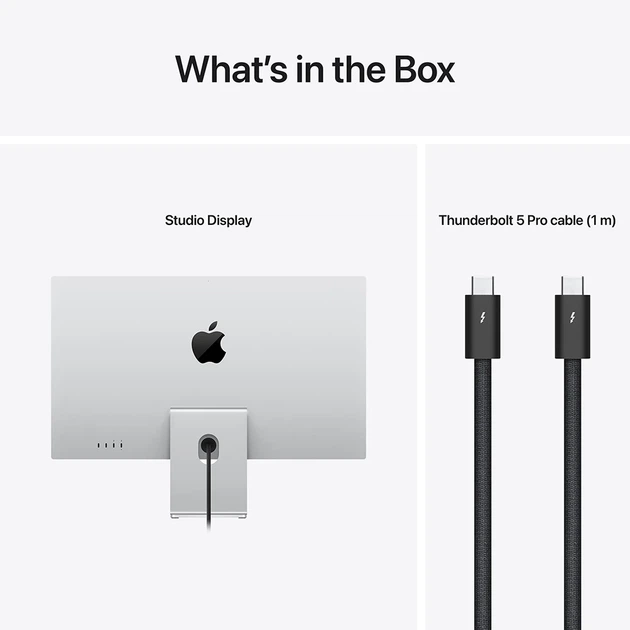 Монітор 27" Apple Studio Display - Standard Glass - Tilt-Adjustable Stand (MFEX4RU/A) - зображення 8