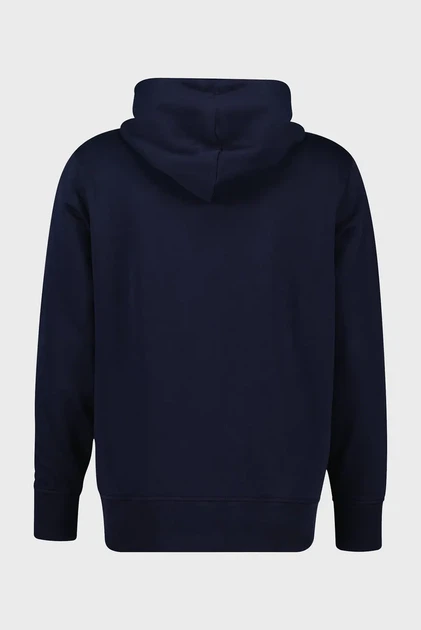Чоловіче темно-синє худе GRAPHIC FULL ZIP HOODIE Gant L 2067041 - зображення 2