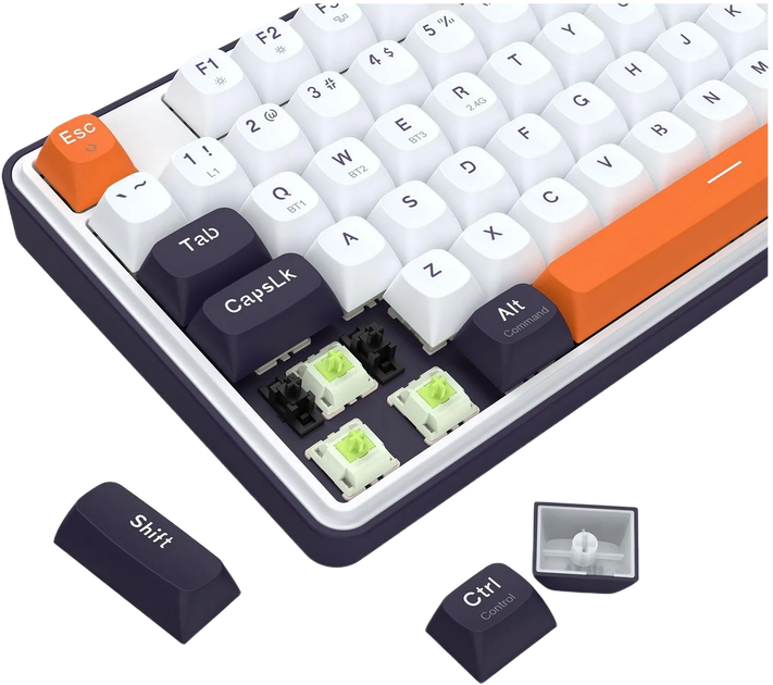 Klawiatura bezprzewodowa Redragon K689WBO-RGB-PRO Wyvern Pro (6950376726087) - obraz 8