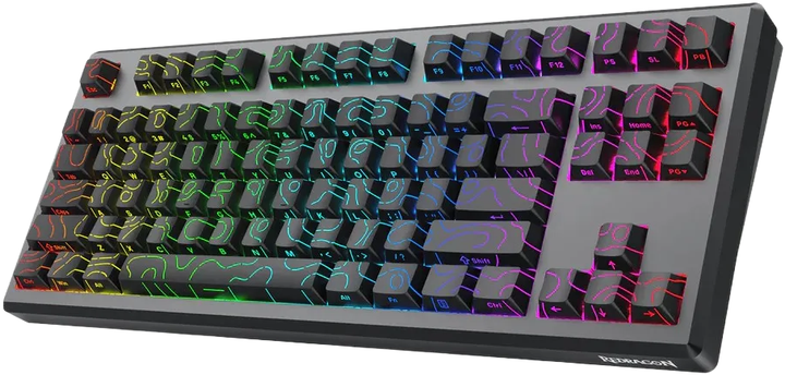 Klawiatura bezprzewodowa Redragon K732MC-RGB-PRO Uranus Pro Black (6950376730817) - obraz 2